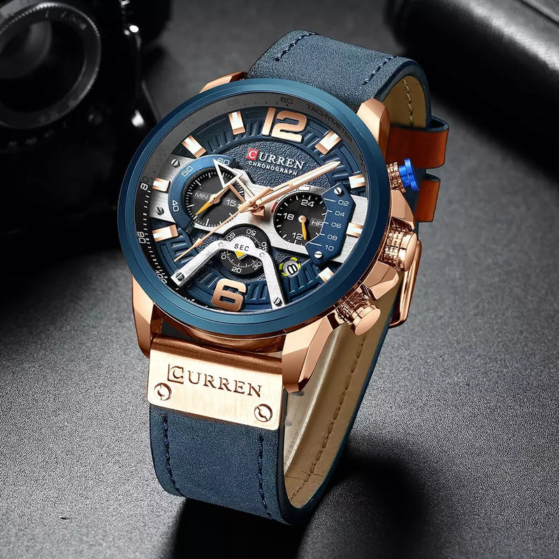 Reloj Curren Cuero Cronografo